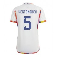 Echipament fotbal Belgia Jan Vertonghen #5 Tricou Deplasare Mondial 2022 maneca scurta